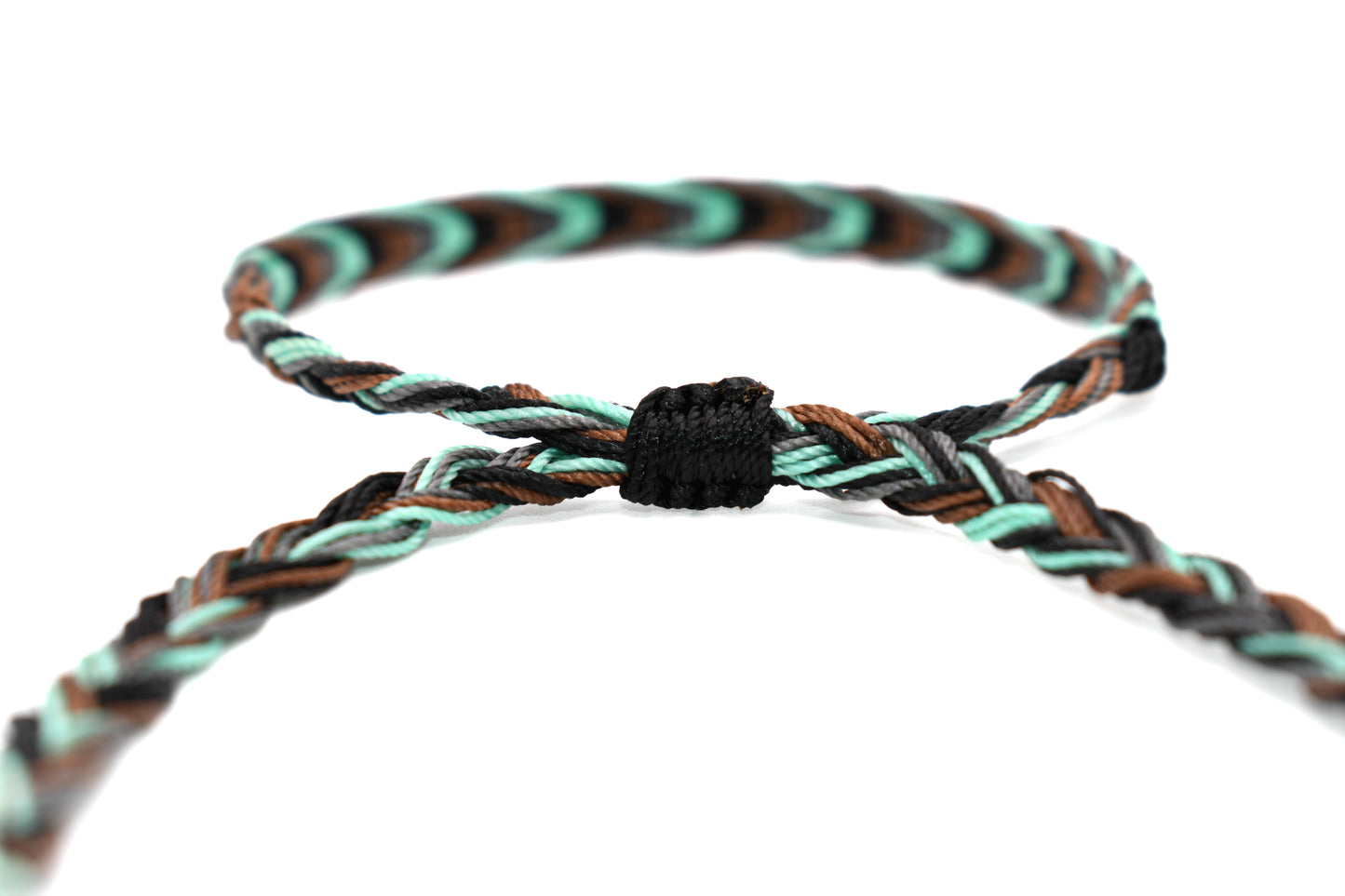 Turquoise Earth Tones Canamo Bracelet | Handmade Jewelry