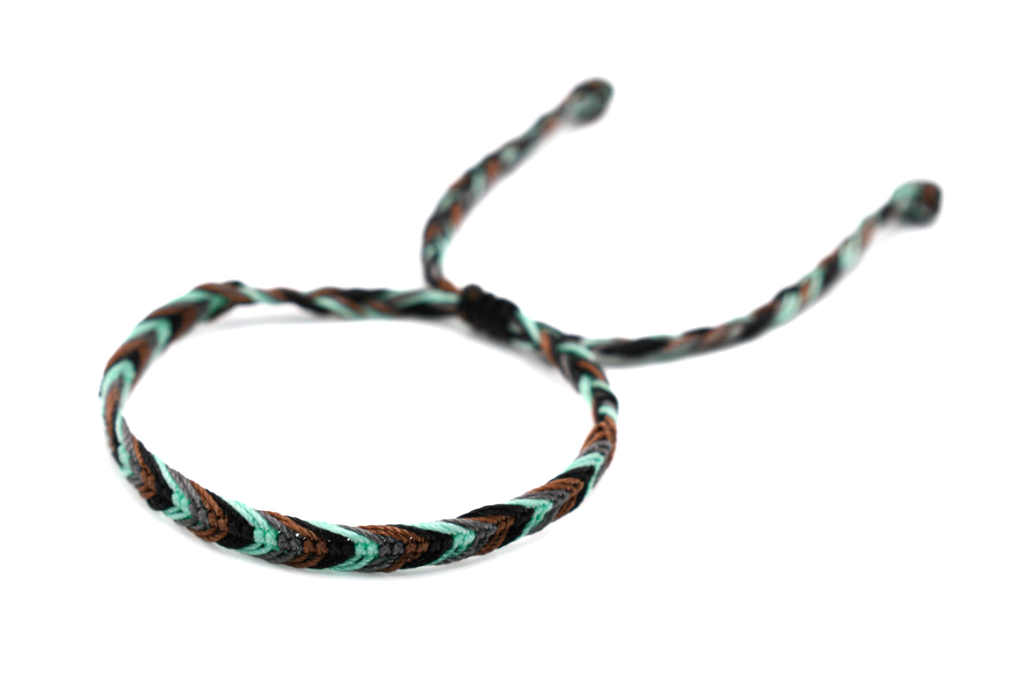 Turquoise Earth Tones Canamo Bracelet | Handmade Jewelry