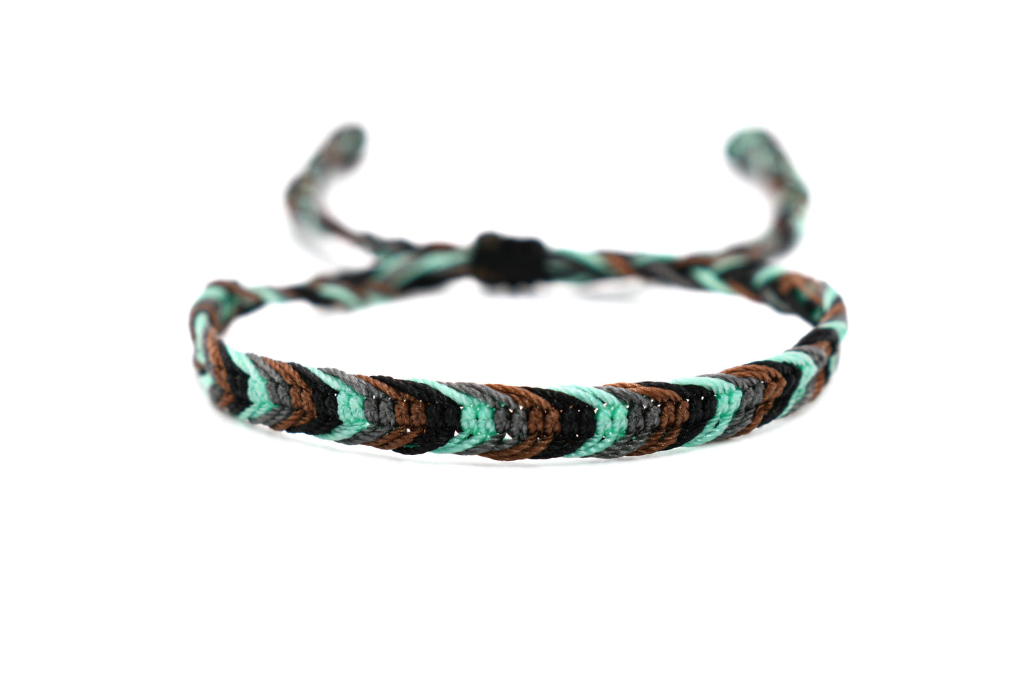 Turquoise Earth Tones Canamo Bracelet | Handmade Jewelry