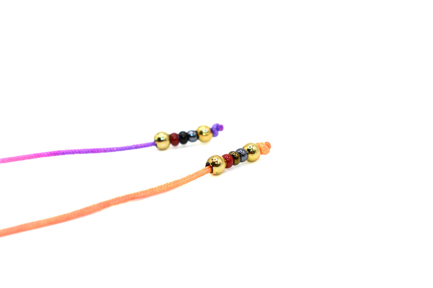 Solid Multicolored Beaded Handmade Bracelet.