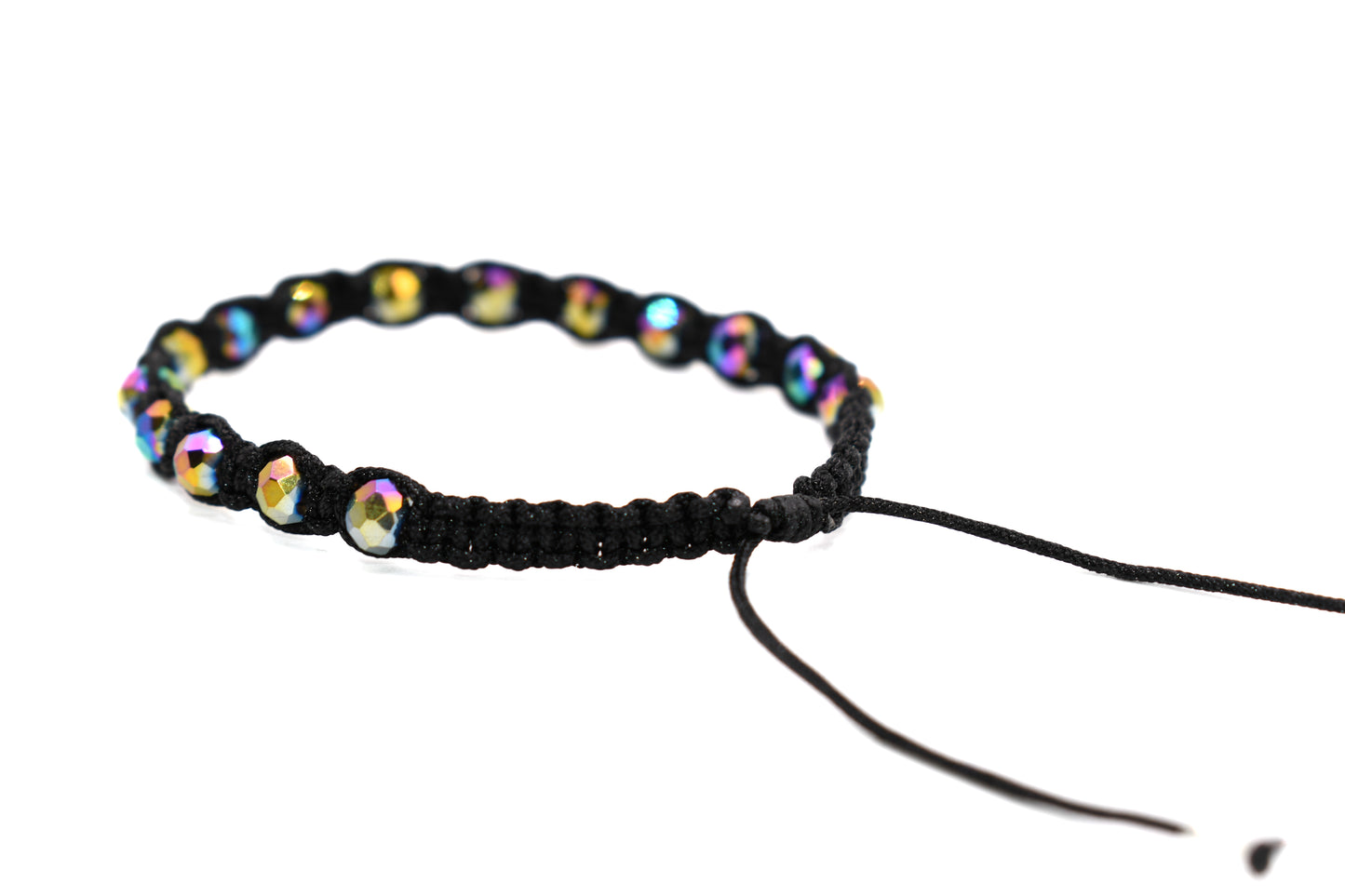 Black Bracelet | Handmade Bracelet | Beaded Bracelet | Stylish Jewelry | Multicolored Bracelet