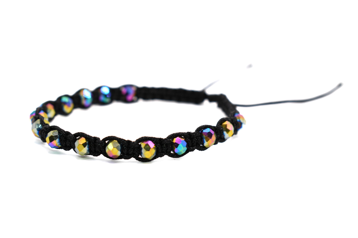 Black Bracelet | Handmade Bracelet | Beaded Bracelet | Stylish Jewelry | Multicolored Bracelet