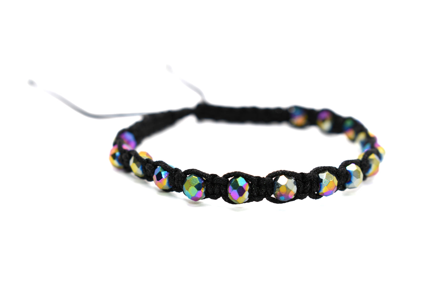 Black Bracelet | Handmade Bracelet | Beaded Bracelet | Stylish Jewelry | Multicolored Bracelet