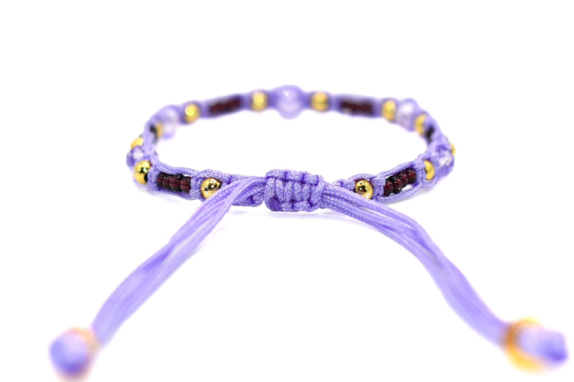Anvazise Friendship Bracelet with Charms Adjustable Handmade Temperament  Ornamental Decorate Accessories Unisex Handmade Braided Bracelet for Daily  Life Light Purple One Size 