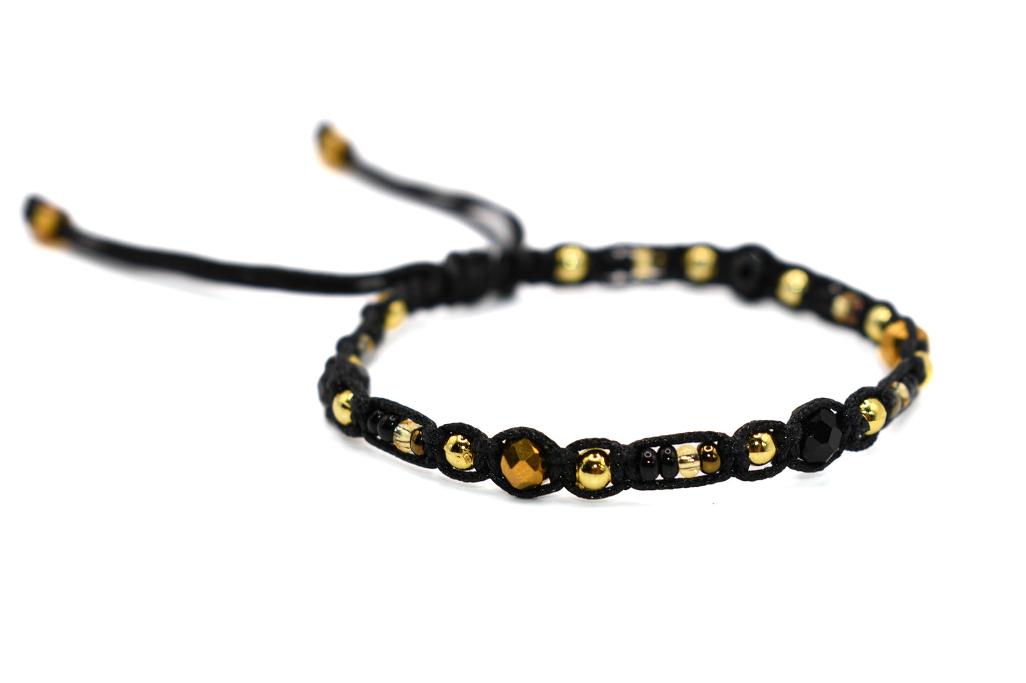 Black Bracelet | Handmade Bracelet | Beaded Bracelet | Stylish Jewelry | Bracelet