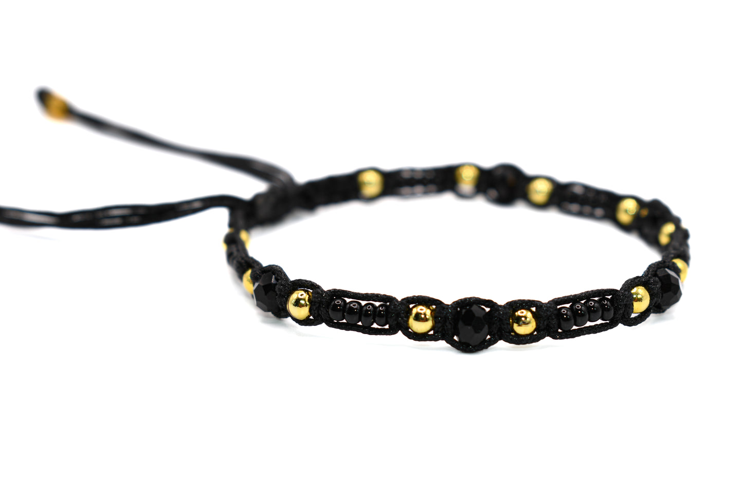 Black Bracelet | Handmade Bracelet | Beaded Bracelet | Stylish Jewelry | Bracelet