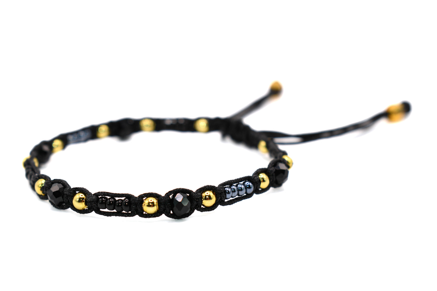 Black Bracelet | Handmade Bracelet | Beaded Bracelet | Stylish Jewelry | Bracelet