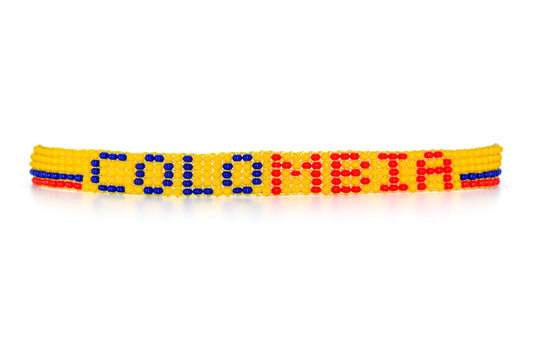 Colombia Flag Bracelet (Adjustable)