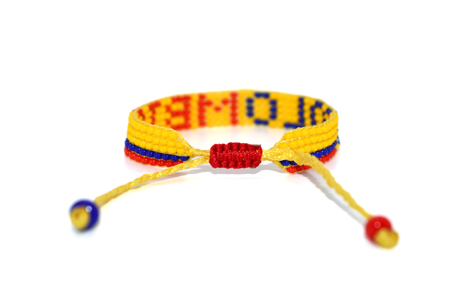 Colombia Flag Bracelet (Adjustable)