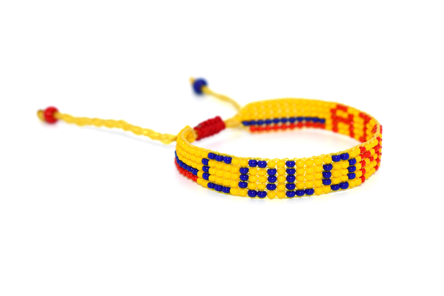 Colombia Flag Bracelet (Adjustable)