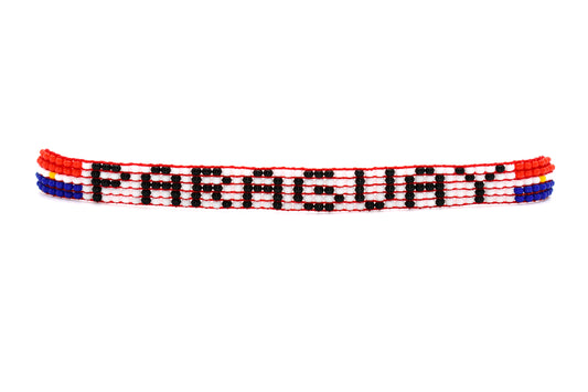 Paraguay Flag Bracelet (Adjustable)