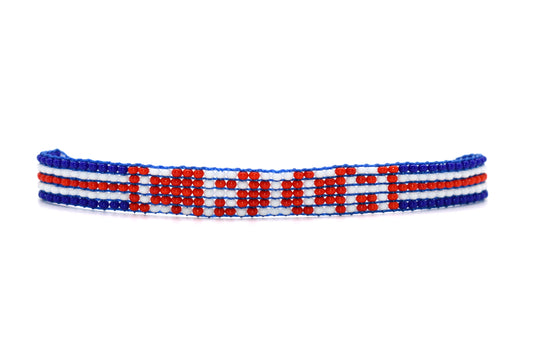 Costa Rica Flag Bracelet (Adjustable)