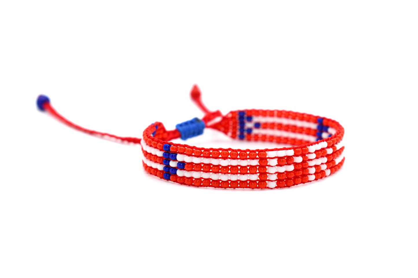 Puerto Rico Flag Bracelet (Adjustable)