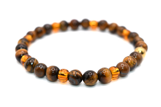 Tiger's Eye Bracelet | Natural Stone Bracelet | Handmade Bracelet | Stylish Bracelet | Healing Energies Bracelet | Elegant Bracelet