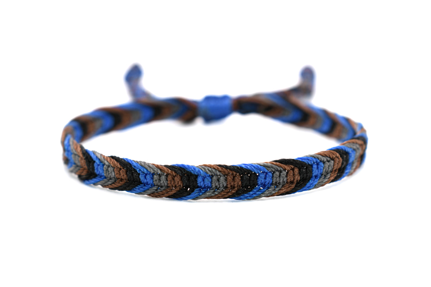 Azure Timber Twilight Canamo Handmade Bracelet | Masculine Earthy Tones Jewelry