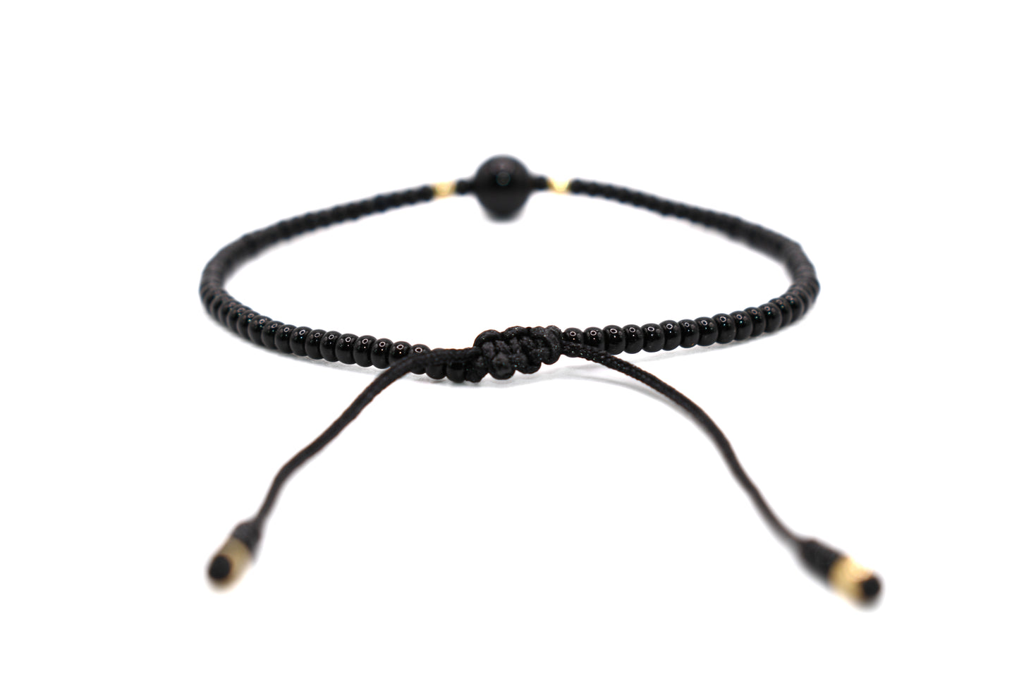 Onyx Bracelet (Adjustable) Beaded