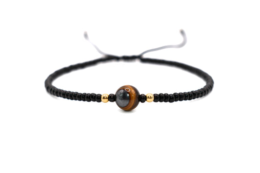 Tigers Eye Bracelet (Adjustable) Beaded