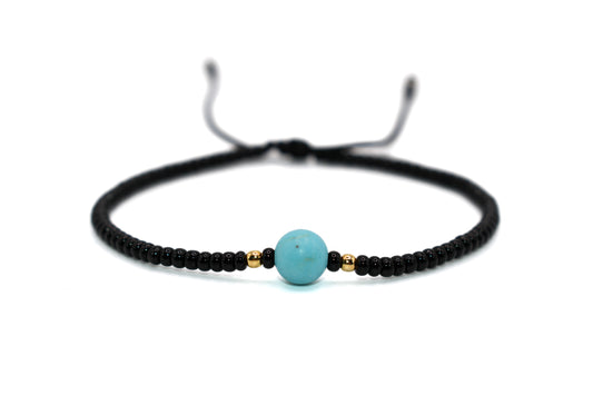 Turquoise Bracelet (Adjustable) Beaded