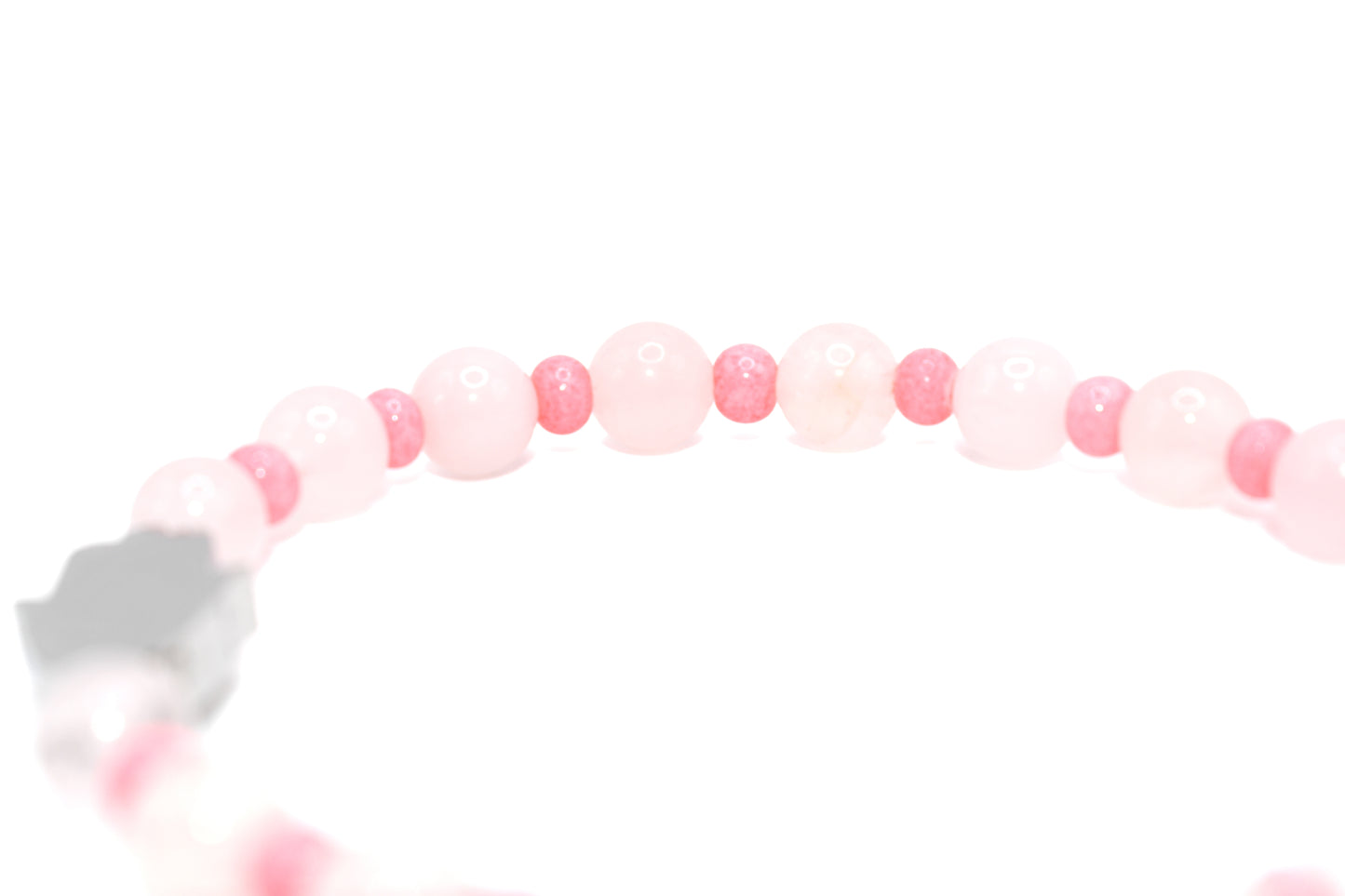 Rose Quartz Natural Stone Bracelet | Charm Bracelet | Handmade Bracelet | Healing Energies Bracelet | Elegant Bracelet