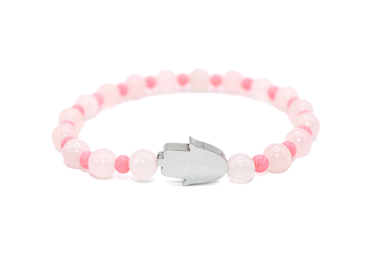 Rose Quartz Natural Stone Bracelet | Charm Bracelet | Handmade Bracelet | Healing Energies Bracelet | Elegant Bracelet