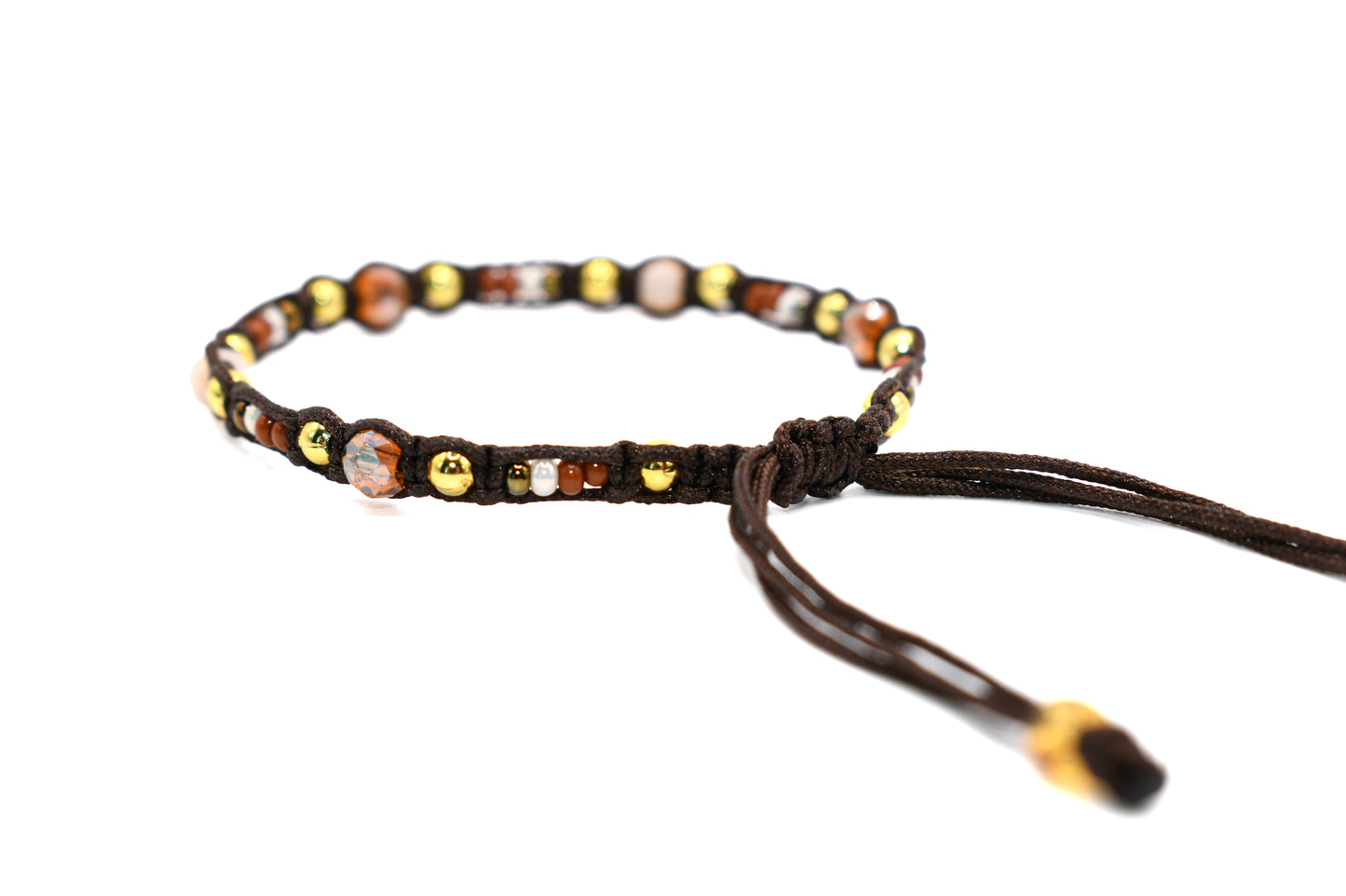 Espresso Brown Bracelet | Handmade Bracelet | Beaded Bracelet | Stylish Jewelry | Bracelet