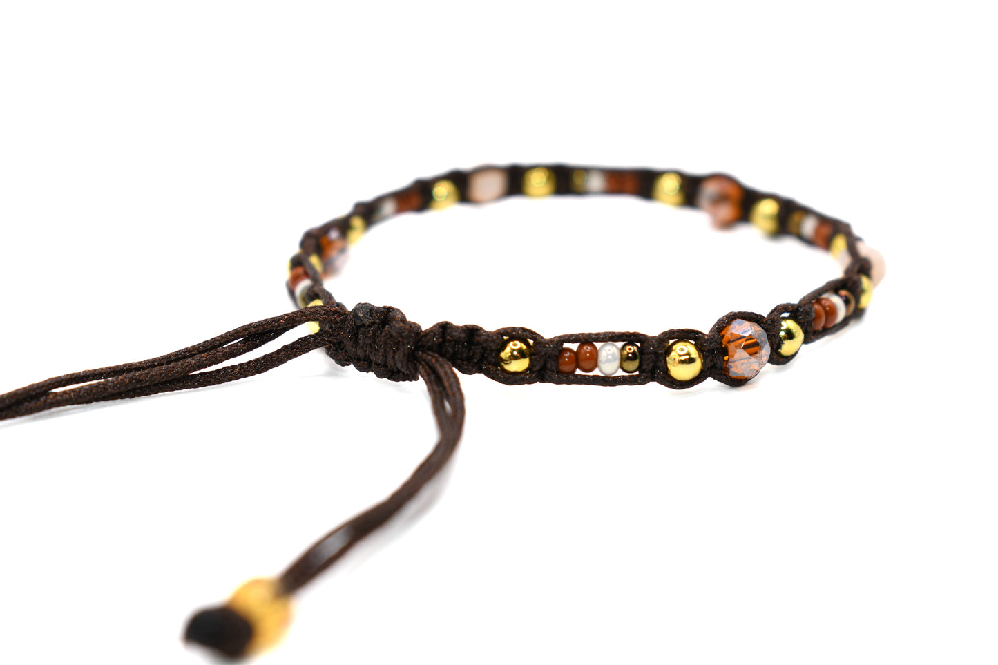 Espresso Brown Bracelet | Handmade Bracelet | Beaded Bracelet | Stylish Jewelry | Bracelet