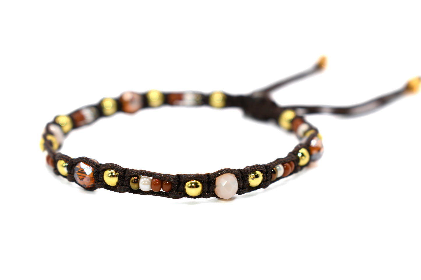 Espresso Brown Bracelet | Handmade Bracelet | Beaded Bracelet | Stylish Jewelry | Bracelet