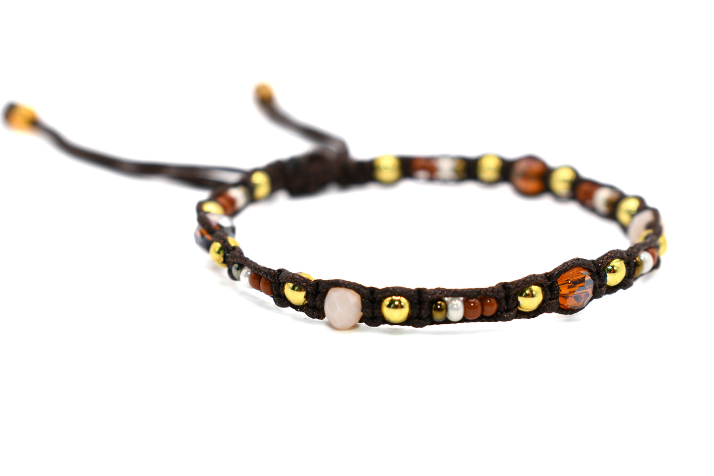 Espresso Brown Bracelet | Handmade Bracelet | Beaded Bracelet | Stylish Jewelry | Bracelet