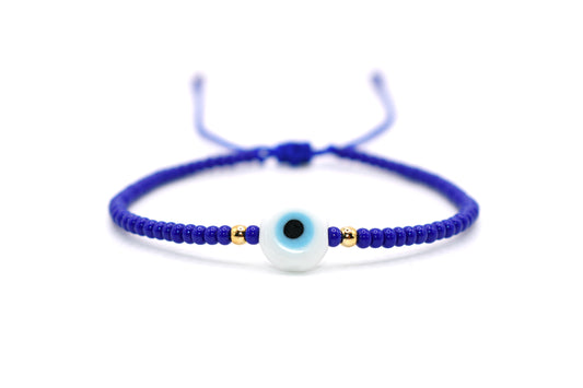 Blue Evil Eye Bracelet | Protection Bracelet | Handmade Jewelry