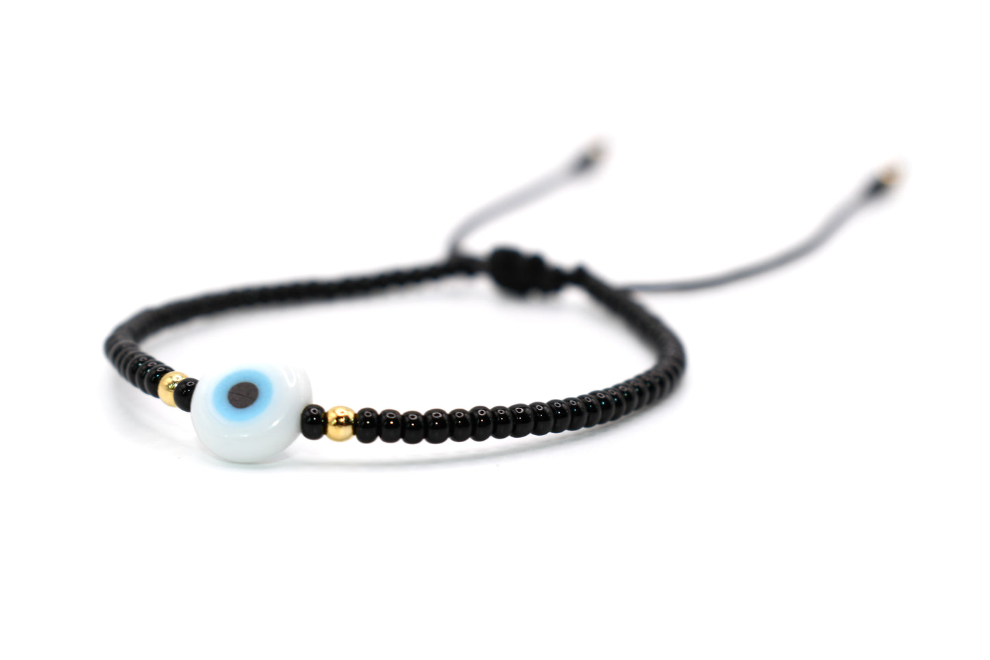 Black Evil Eye Bracelet | Protection Bracelet | Handmade Jewelry