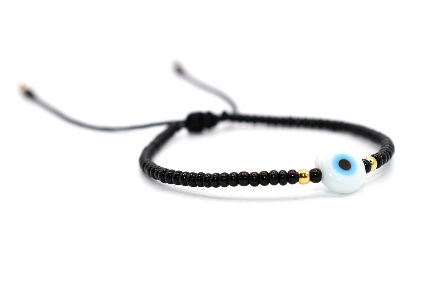 Black Evil Eye Bracelet | Protection Bracelet | Handmade Jewelry