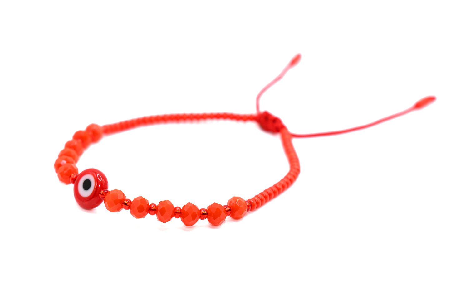 Red Evil Eye Protection Bracelet (Adjustable)