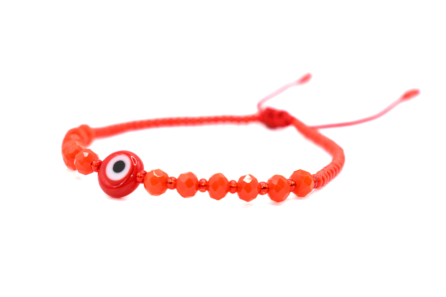 Red Evil Eye Protection Bracelet (Adjustable)