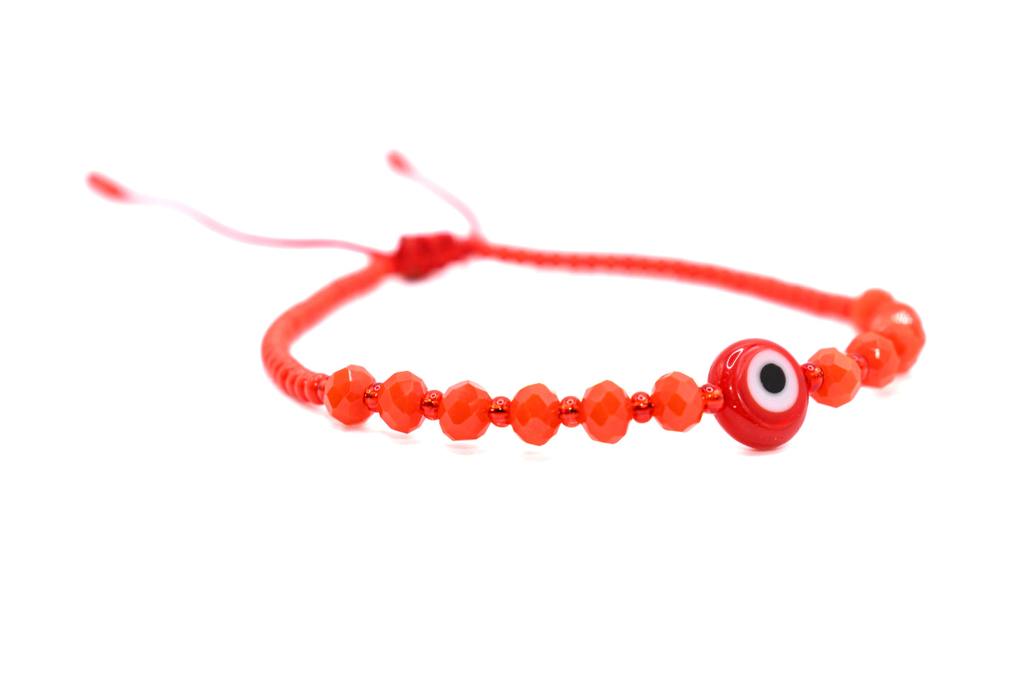 Red Evil Eye Protection Bracelet (Adjustable)