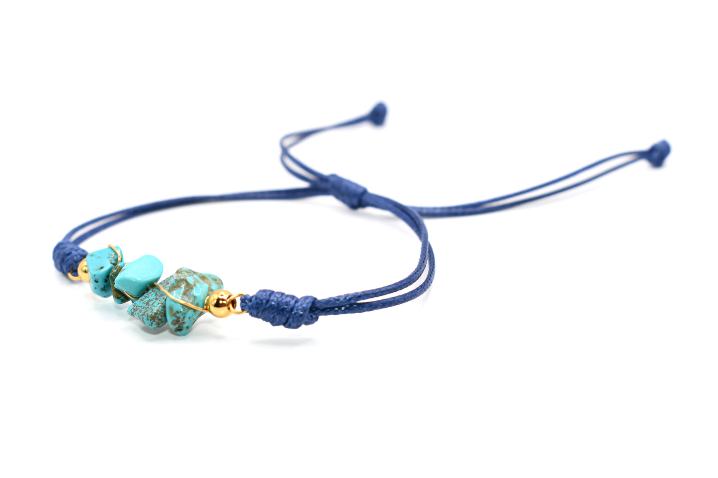 Crushed Turquoise Natural Stone Handmade Bracelet