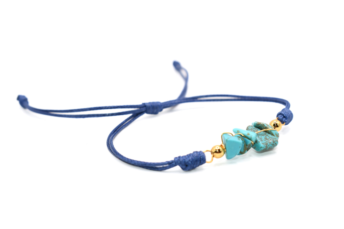 Crushed Turquoise Natural Stone Handmade Bracelet