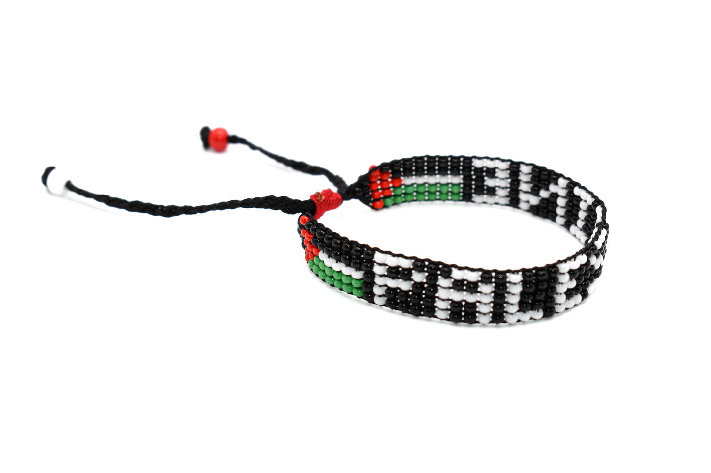 Palestine Flag Bracelet (Adjustable)