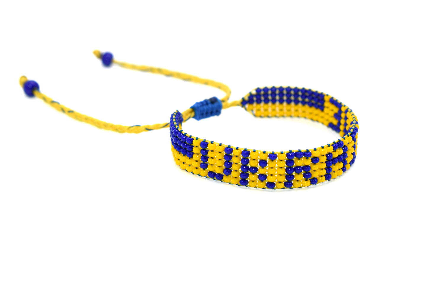 Ukraine Flag Bracelet (Adjustable)