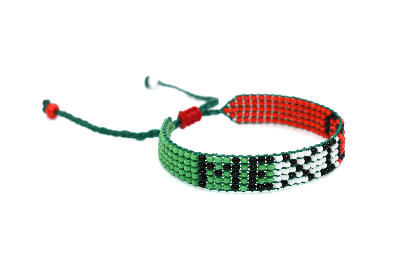 Mexico Flag Bracelet (Adjustable)