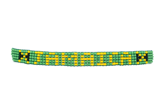 Jamaican Flag Bracelet (Adjustable)