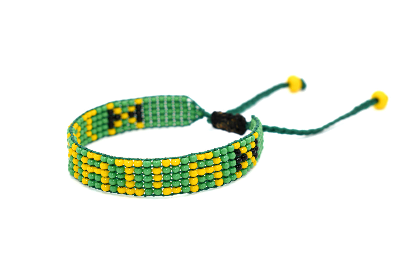 Jamaican Flag Bracelet (Adjustable)