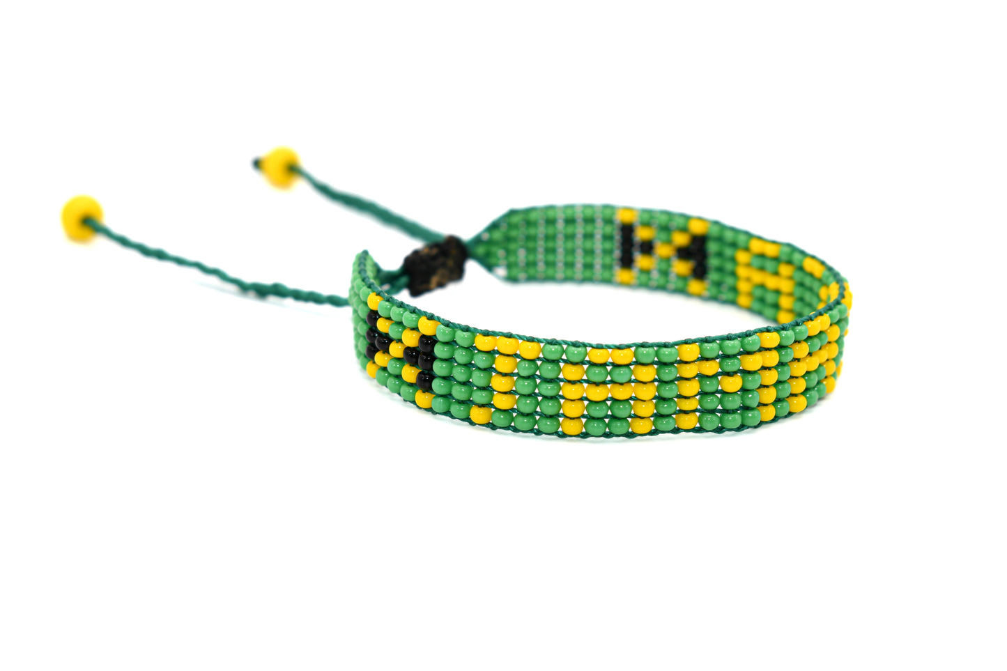 Jamaican Flag Bracelet (Adjustable)