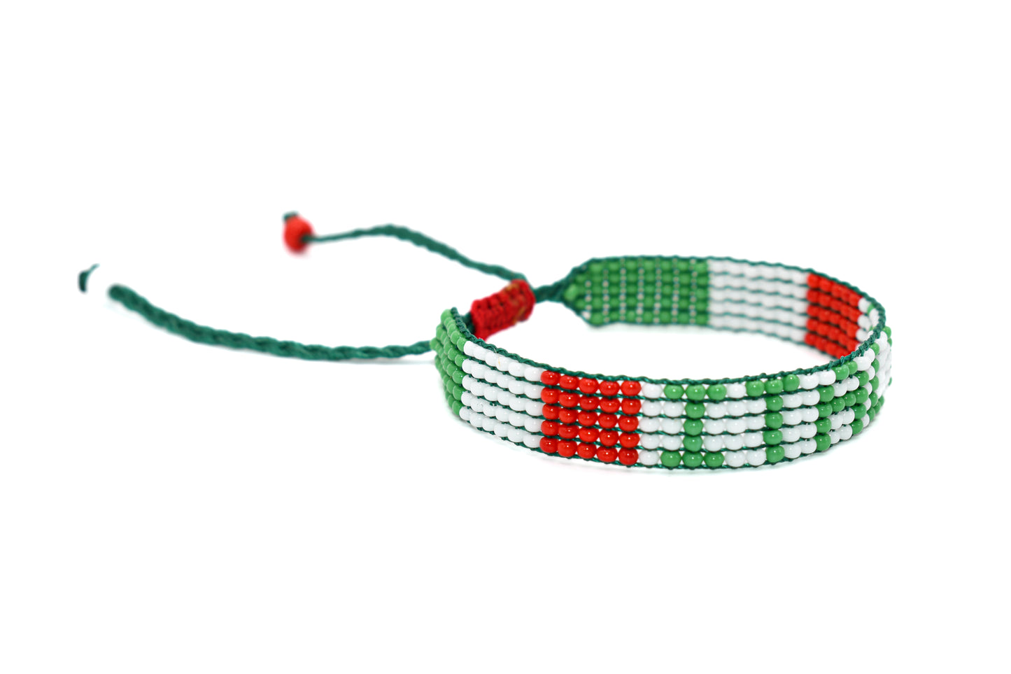 Italy Flag Bracelet (Adjustable)