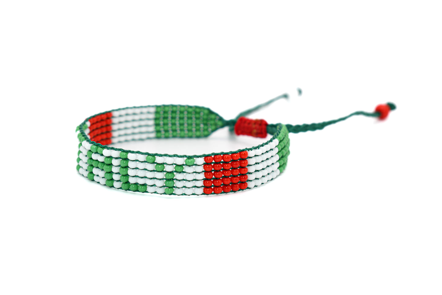 Italy Flag Bracelet (Adjustable)