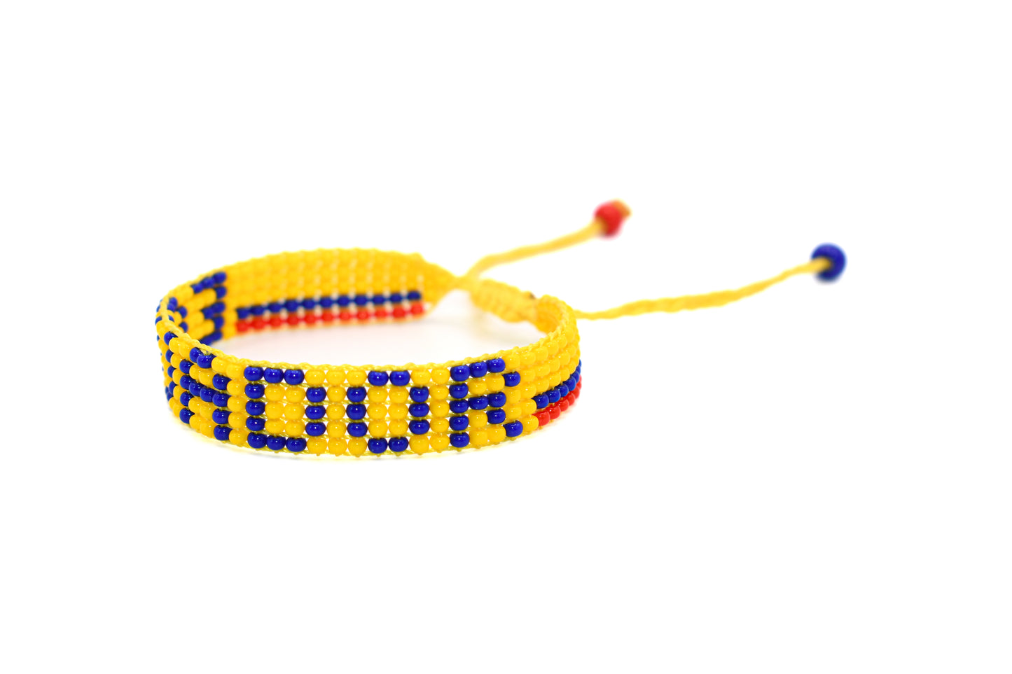 Ecuador Flag Bracelet (Adjustable)