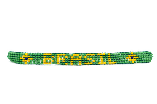 Brasil Flag Bracelet (Adjustable)