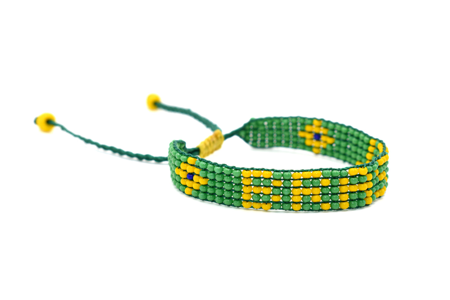 Brasil Flag Bracelet (Adjustable)