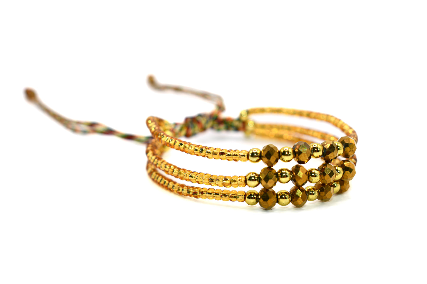 Golden Bracelet (Adjustable) Trio